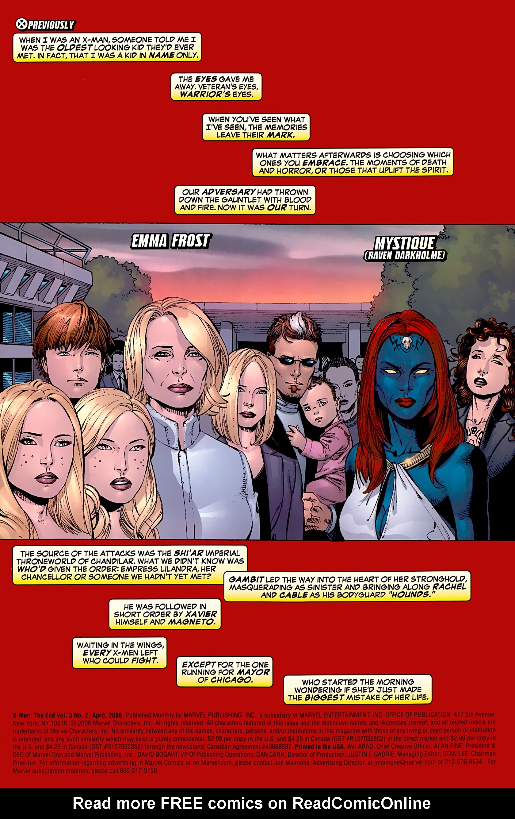 Read online X-Men: The End: Book 3: Men & X-Men comic -  Issue #2 - 2