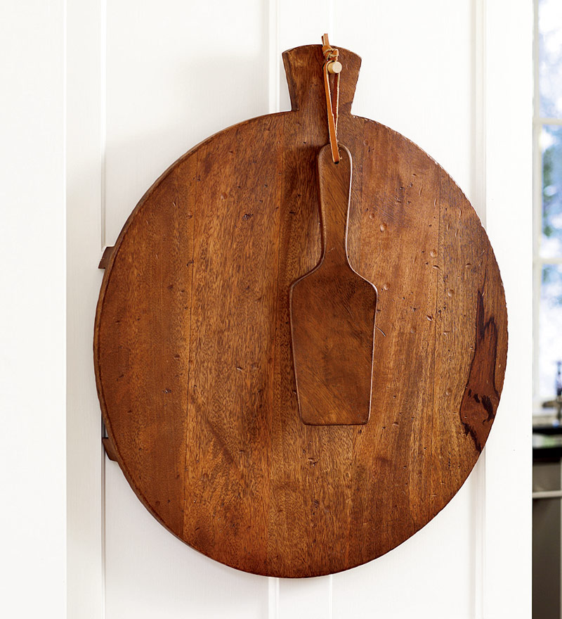 Two Men and a Little Farm MANGO WOOD PIZZA BOARD