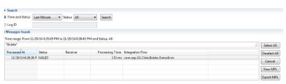 How to view tracing in SAP HCI