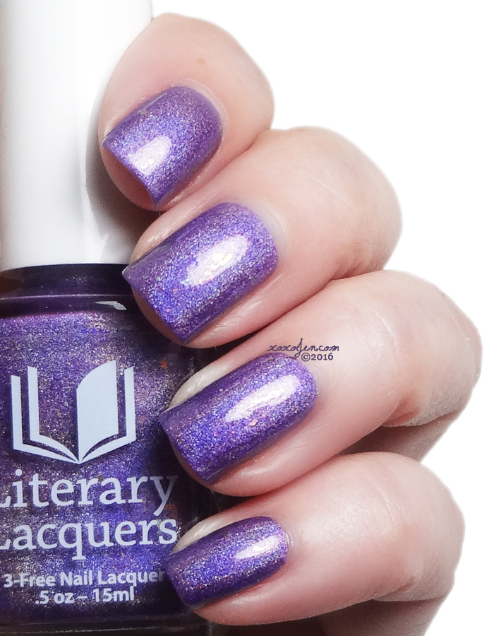 xoxoJen's swatch of Literary Lacquers Birthday LE The Edge