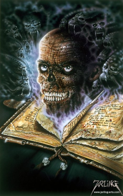 Uwe Jarling deviantart ilustrações terror heavy metal vintage