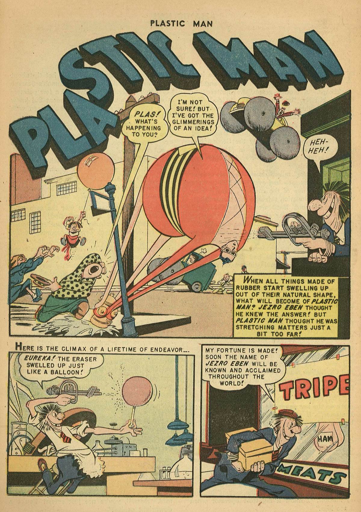 Read online Plastic Man (1943) comic -  Issue #44 - 18