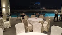 Pool side sitting Banquets Hotels 
