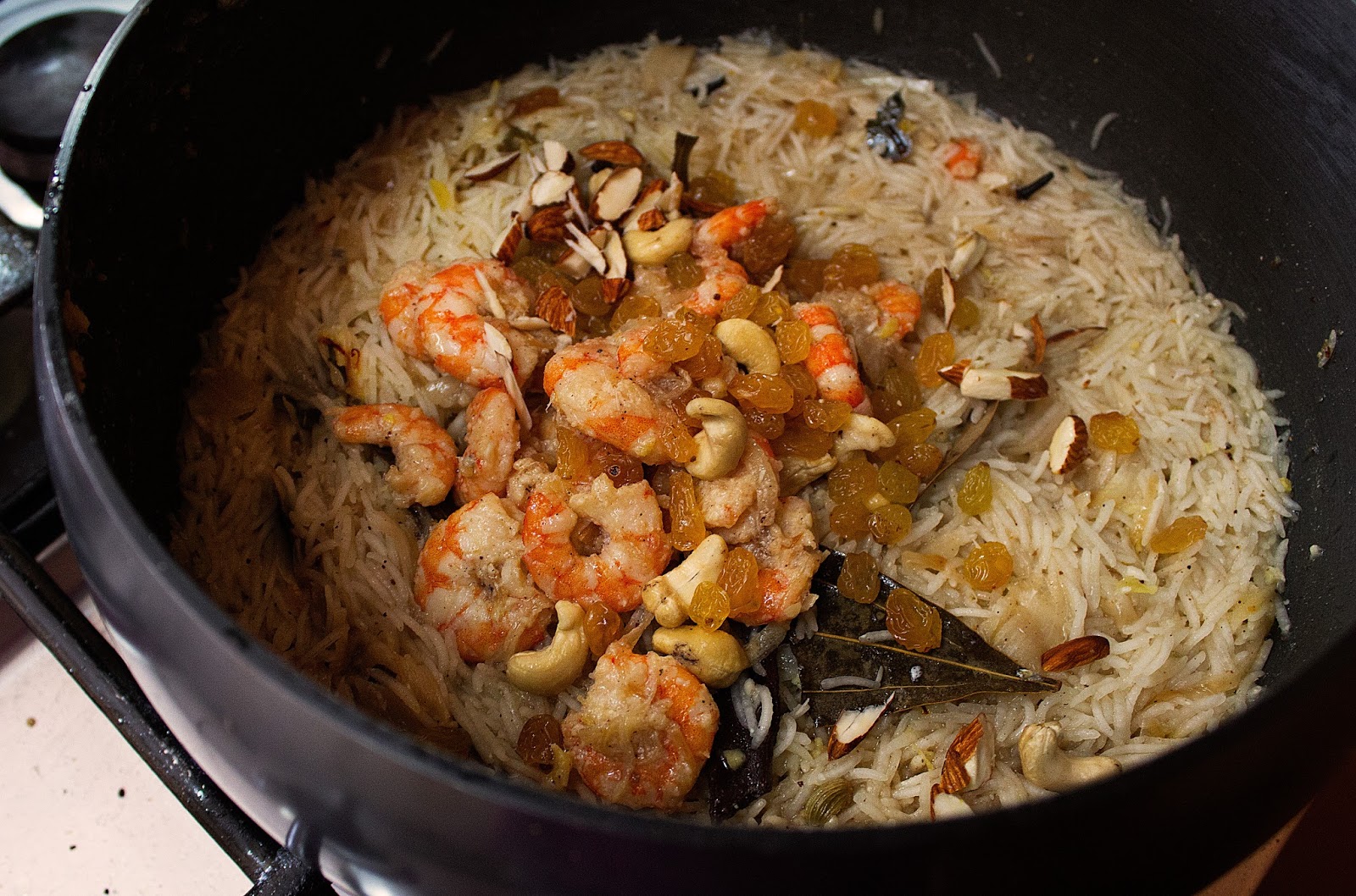 Chingri Pulao / Prawn Pulao / Prawn Pilaf