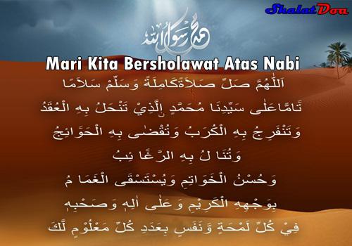 Mengenal Manfaat Teks Bacaan Sholawat Nariyah Arab Latin