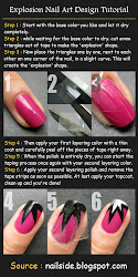 nail tutorial tutorials explosion designs tape collect scotch diy step later beauty