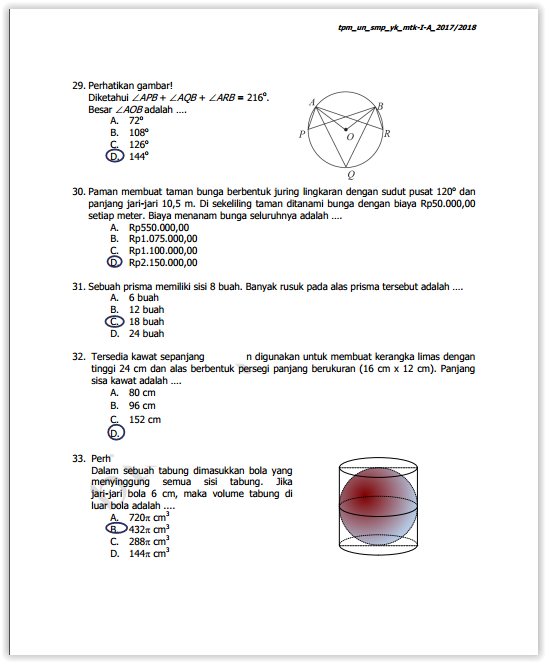 Pembahasan Soal Tpm Yogyakarta 2018 Sekolah Wajib