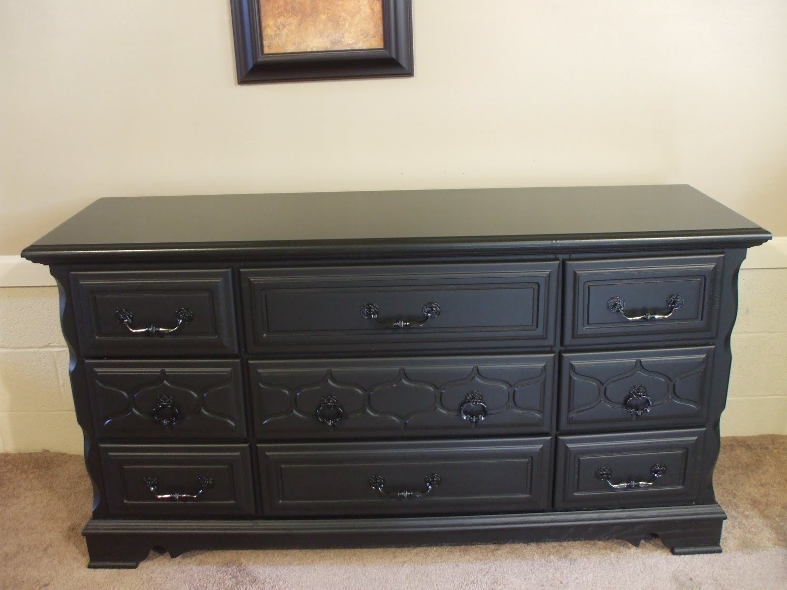 old wood, new paint BLACK FURNITURE