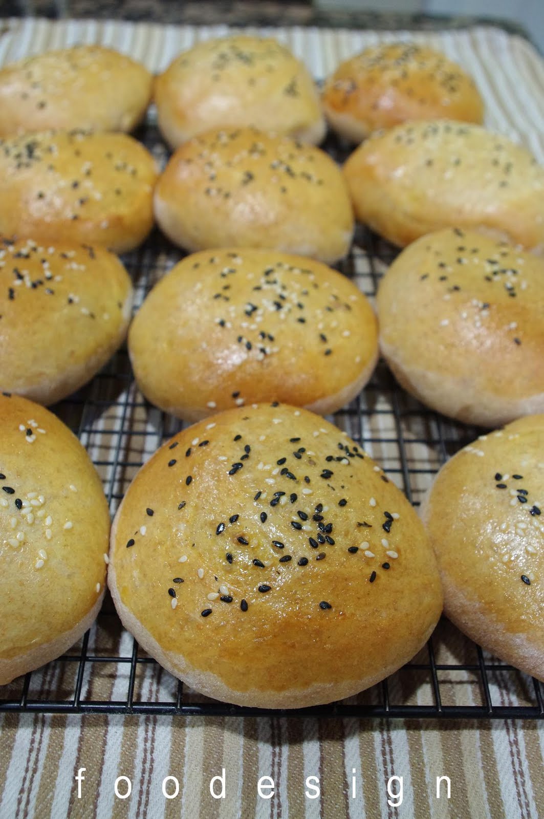 foodesign hamburger buns