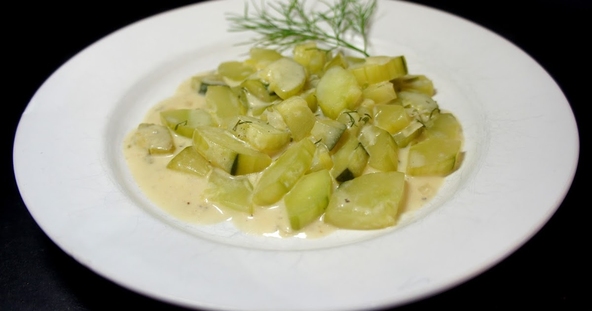 Kochglueck: Schmorgurken Omas Art