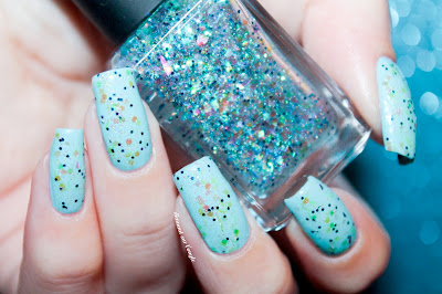 Swatch of the nail polish "Freeze Machine" from Enchanted Polish