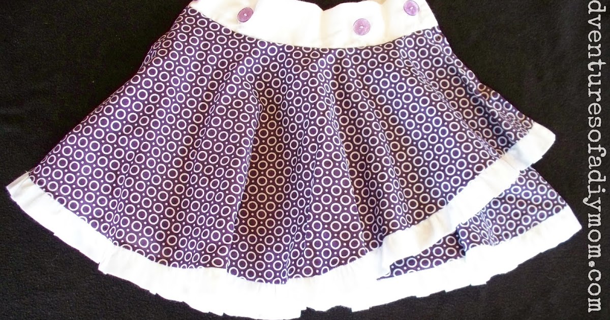 wrap around ruffle skirt