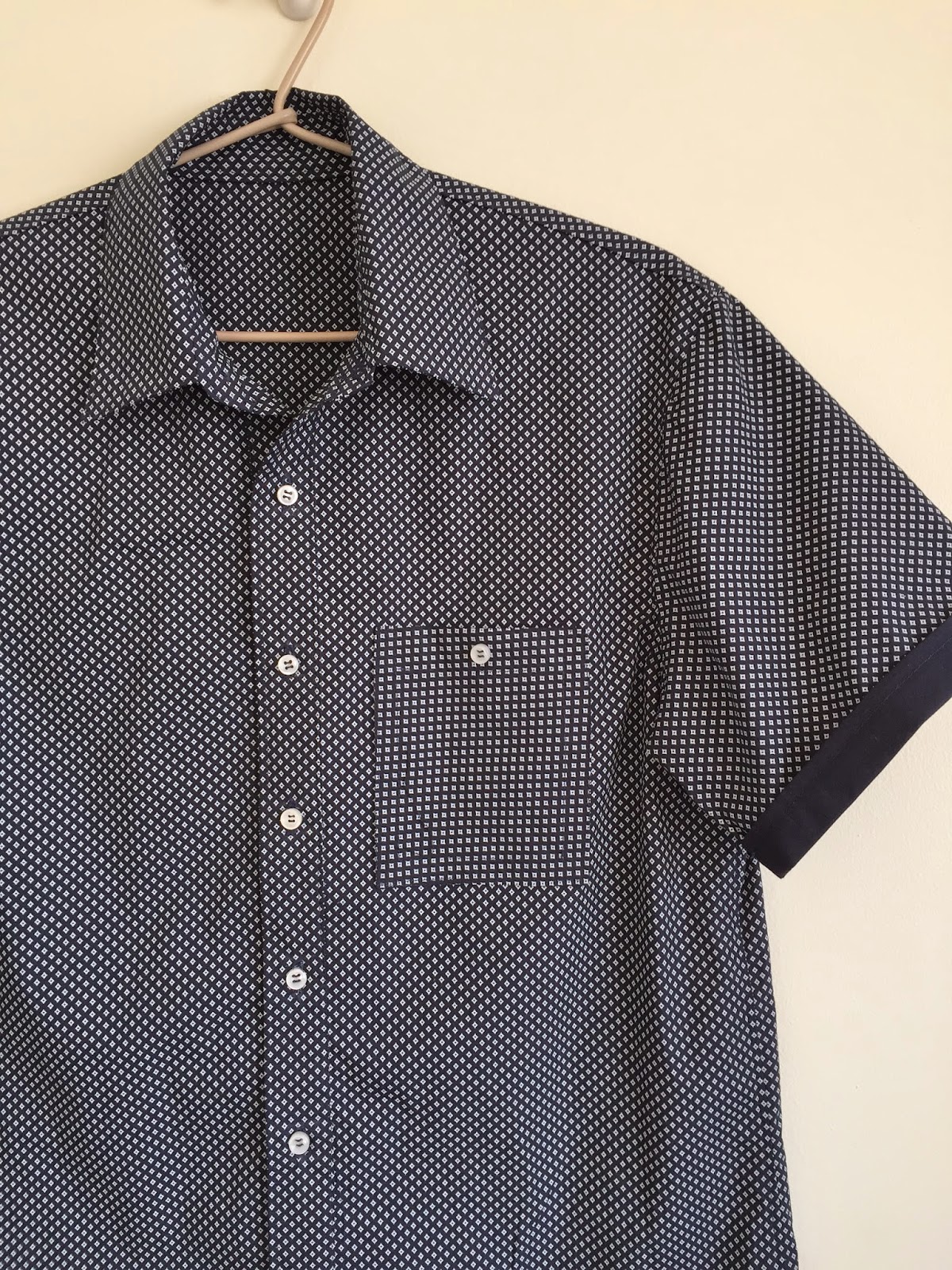 Sewn By Elizabeth: Simplicity 1544: Short Sleeve Shirt for Tim