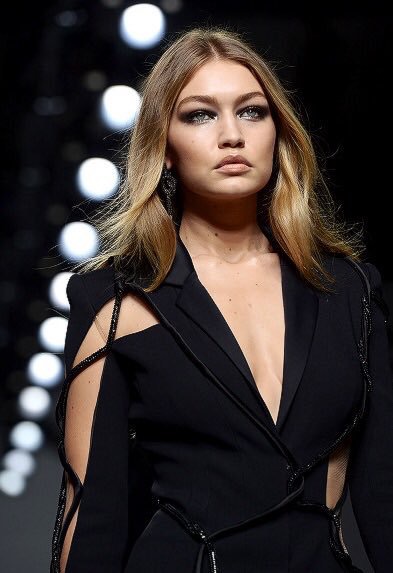 Gigi Hadid From Atelier Versace's Haute Couture Spring 2016 Show