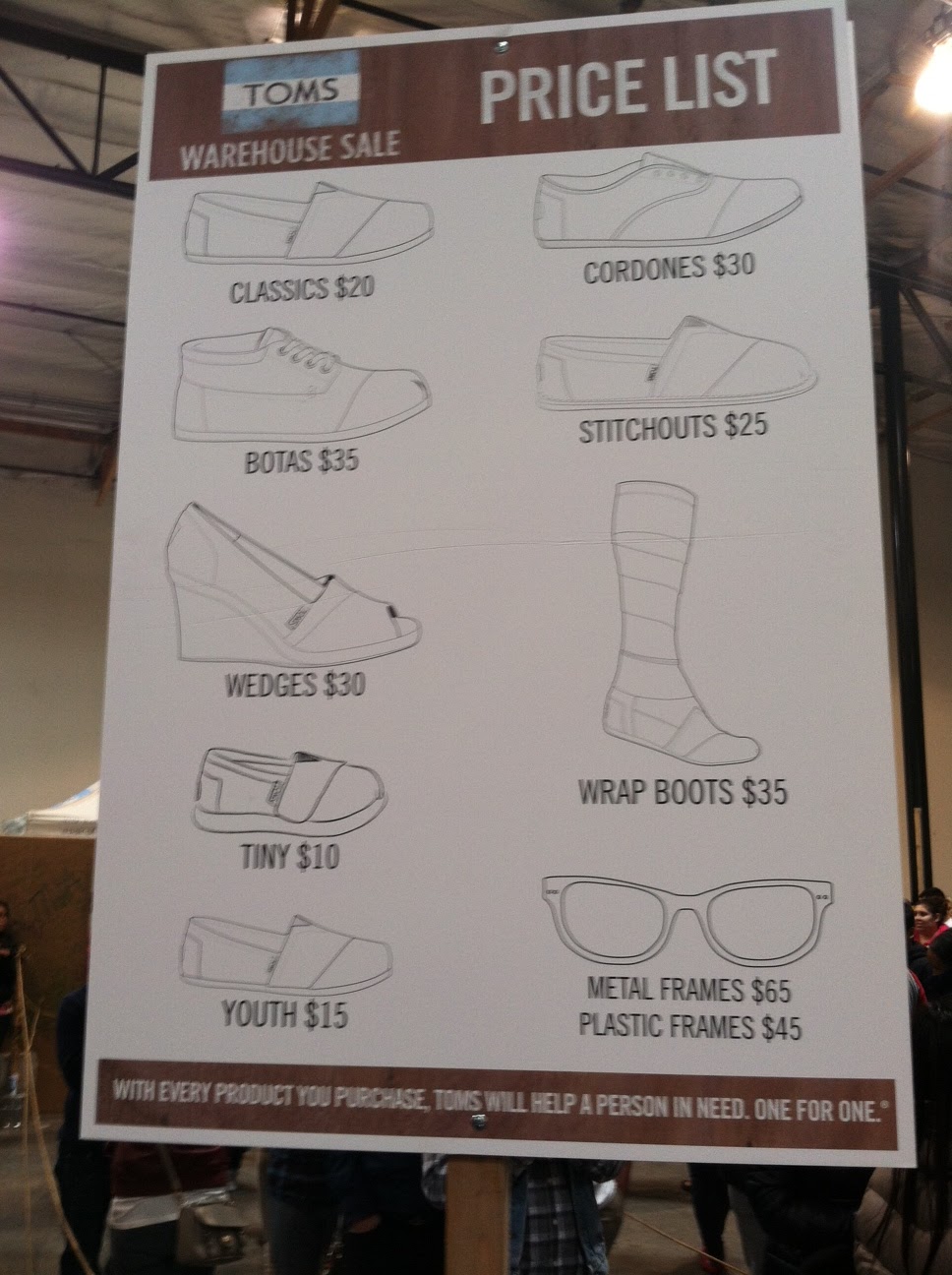 California Gyaru TOMS Warehouse Sale