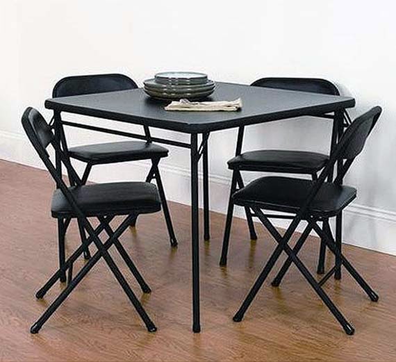 5 Piece Kid Folding Table And Chair 3 