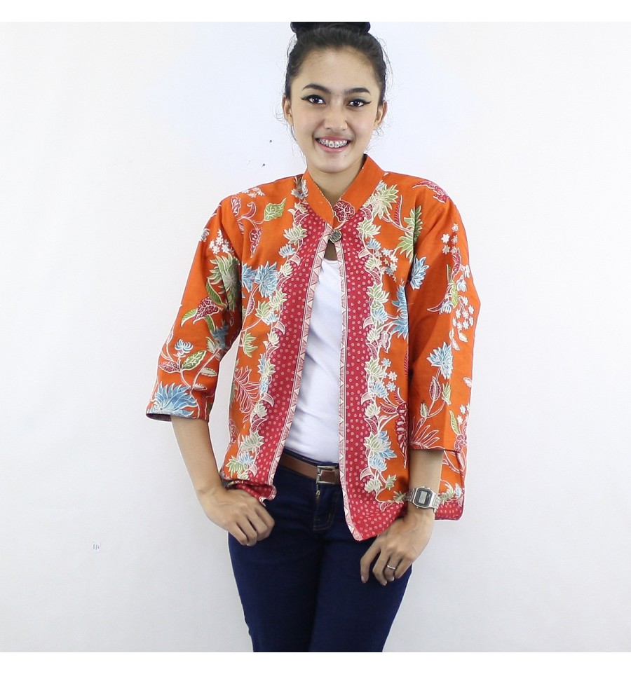 15 Model  Baju  Batik  Kombinasi  Bolero Terbaru 2019 1000 