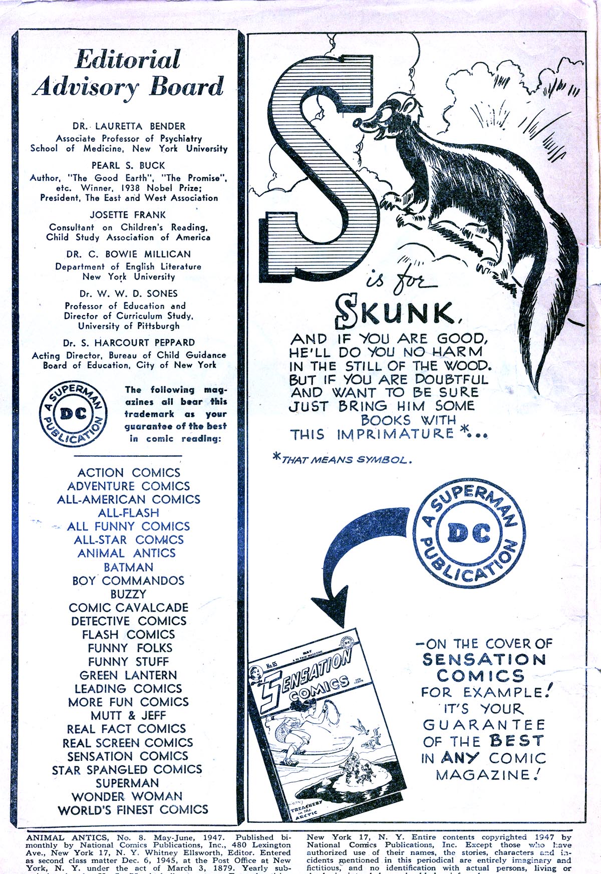 Read online Animal Antics comic -  Issue #8 - 2