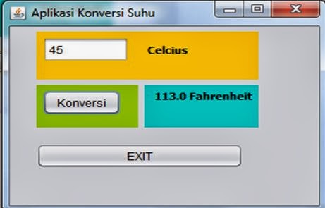 Java GUI & Contoh Program Konversi Suhu Sederhana Menggunakan Netbeans ...