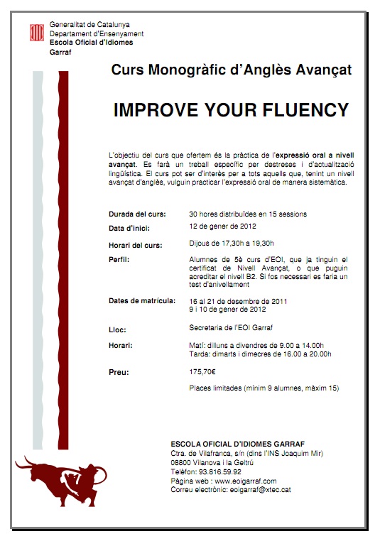 La Teacher Improve Your Fluency