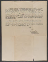 The second page of a typed letter.