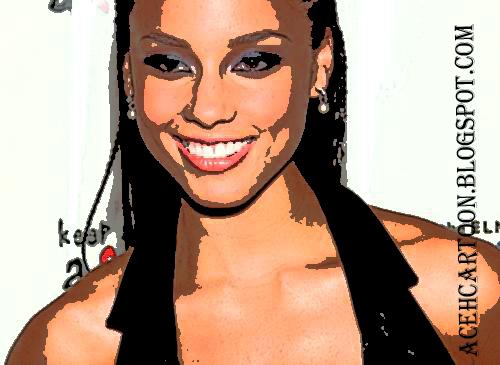 PICTURE: Alicia Keys Cartoon Photo Celebrity