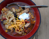 Easy Chicken or Turkey Tortilla Soup