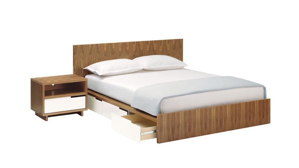 Desain Tempat Tidur dengan Laci Unik dan Fungsional