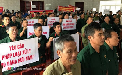 NGƯỜI DÂN HUYỆN QUỲNH LƯU (NGHỆ AN) VIẾT ĐƠN TỐ CÁO HÀNH VI PHẠM TỘI CỦA 02 ĐỐI TƯỢNG CỰC ĐOAN, PHẢN ĐỘNG ĐỘI LỐT TÔN GIÁO: NGUYỄN ĐÌNH THỤC VÀ ĐẶNG HỮU NAM