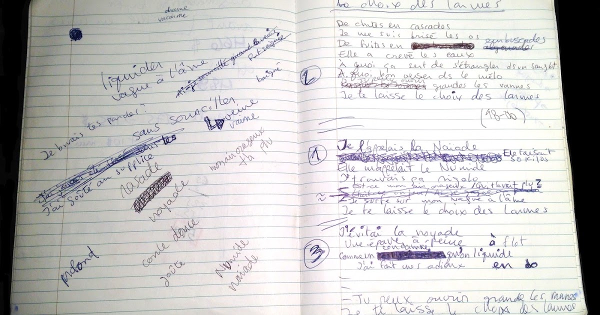 Je Te Laisse Le Choix Dans La Date Le machin à écrire: Le choix des larmes