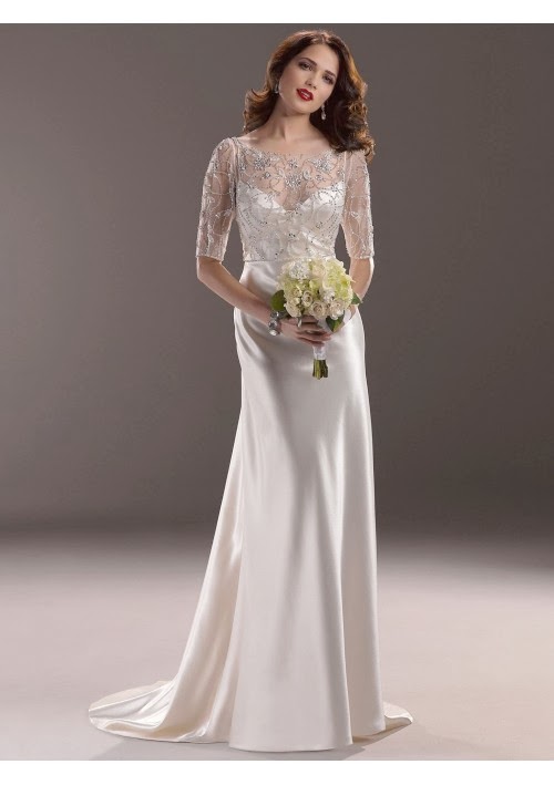 Wedding Blog Elegant Satin Wedding Dresses