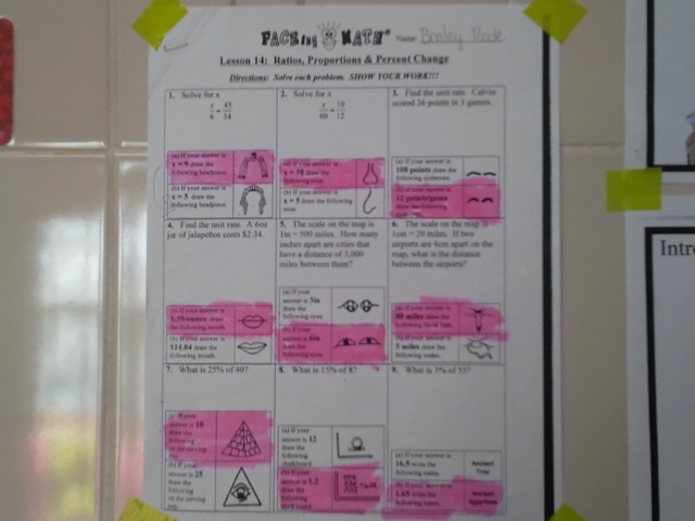 Faceing Math worksheet lesson 16 graphic regarding Faceing Math Printable Worksheets named Faceing Math worksheet lesson 16