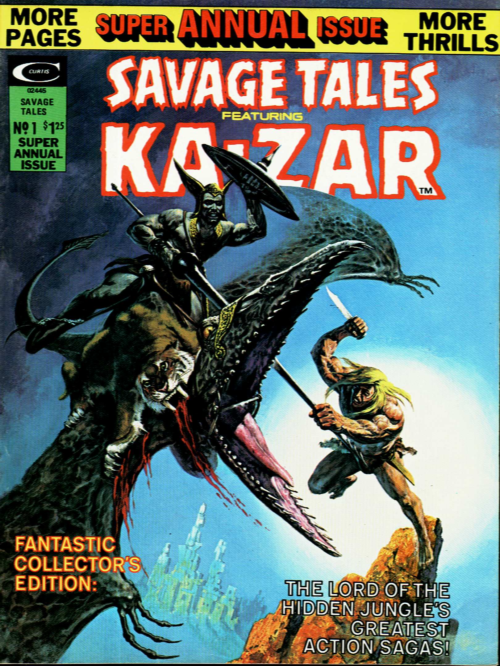 Read online Savage Tales comic -  Issue # Annual 1 - 1