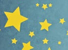 These sticker Star vinyl decals come in packs of different sizes. You can cut them out, place them on a wall in your own design layout. The can be mixed with other shapes, quotes or other vinyl designs.  The shapes could work well with an magical themed rooms, weather themes and space themed rooms.