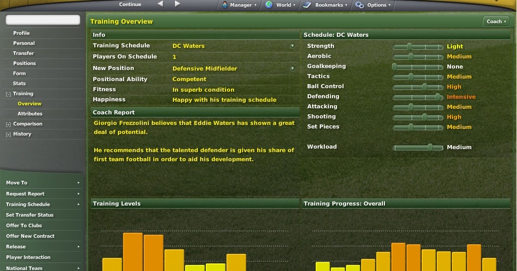 training football manager 2005 training football manager 2005