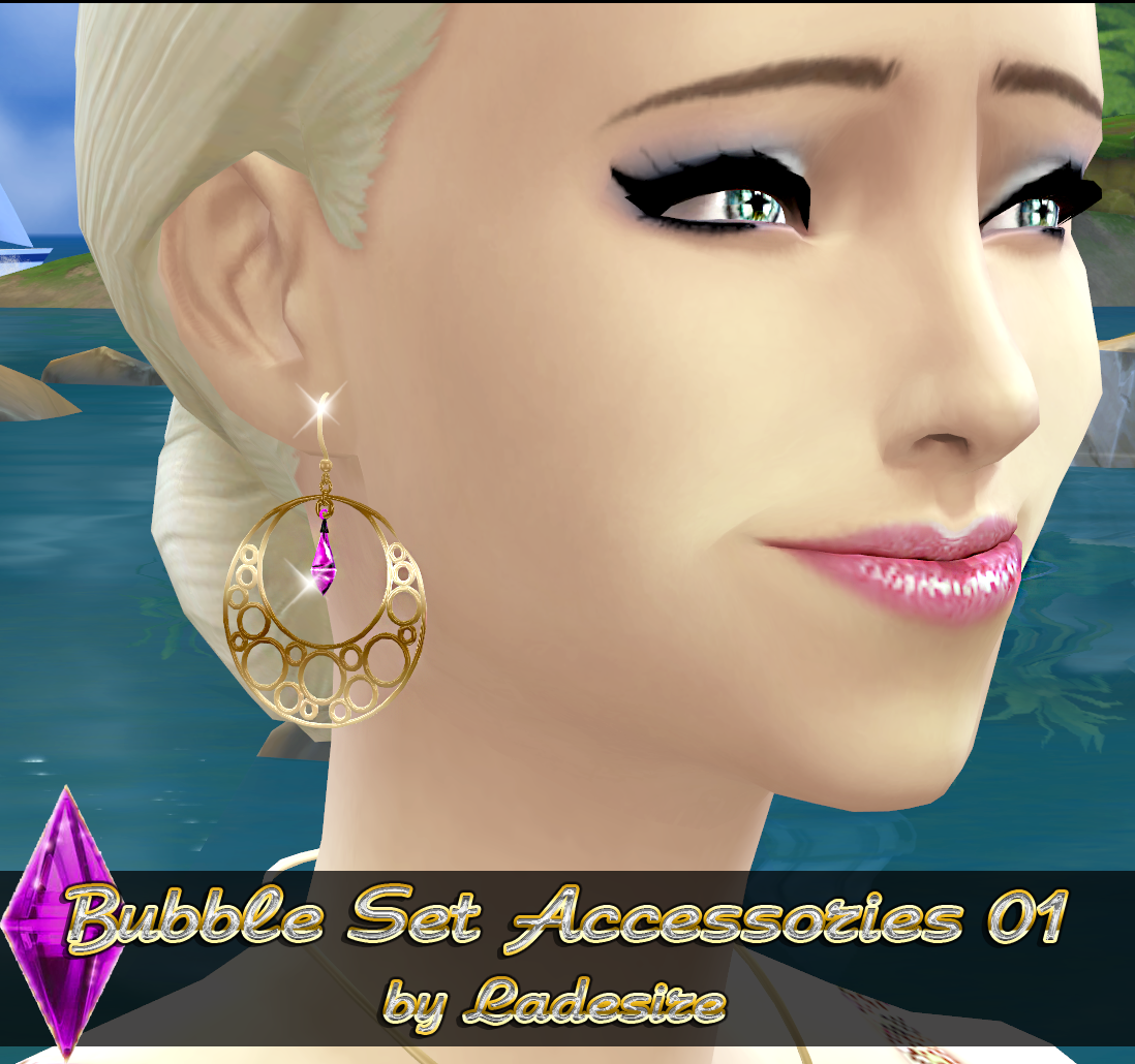 Ladesire's creative corner) The Sims 4 Bubble Set Accessories 01 by