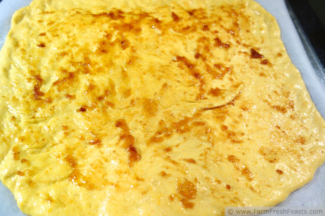 Prosciutto, Goat Cheese and Fig Jam on an Eggnog/Butternut Crust | Farm Fresh Feasts