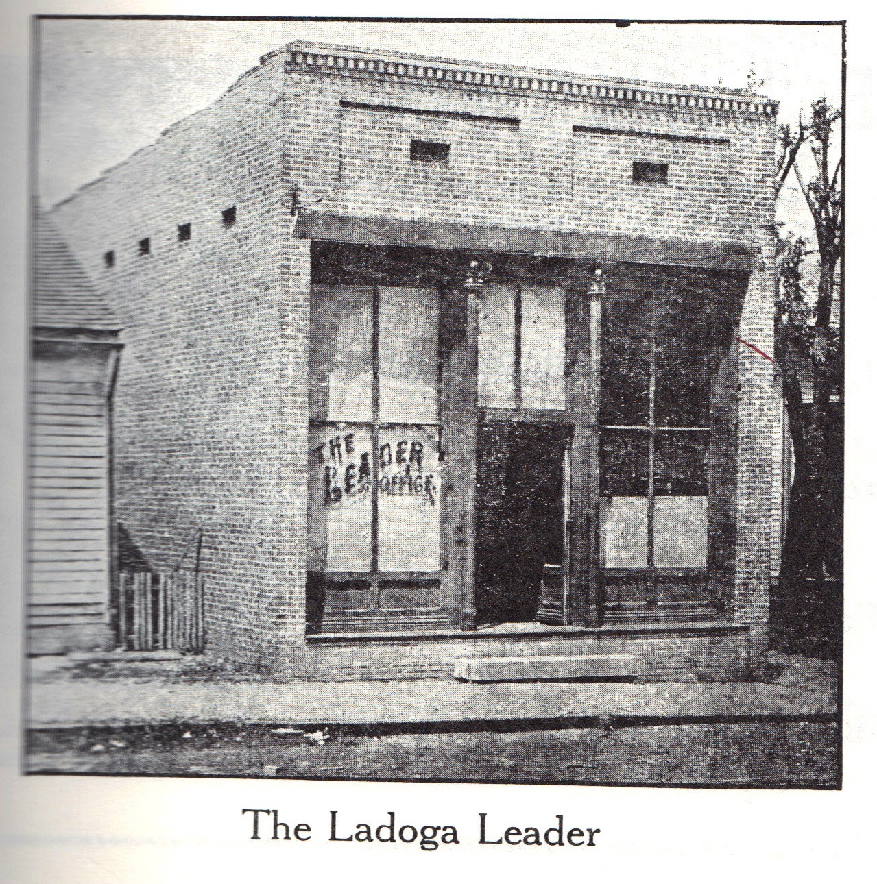 Streets of Ladoga Advertisers in 1889 Ladoga Leader