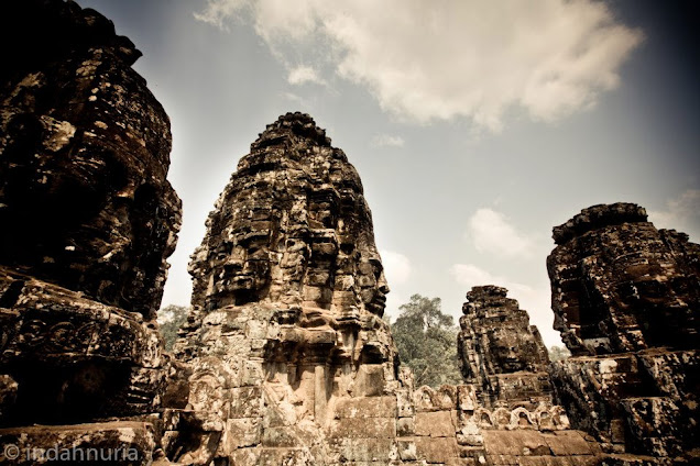 Bayon Temple at Angkor Wat, Siem Reap, Cambodia