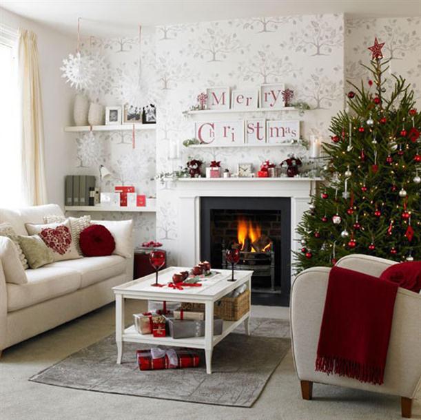 modern house: Christmas Home Decor And Christmas Tree Decorating Ideas