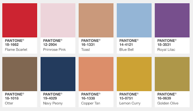 C-Lon Bead Cord Colors/Pantone Colors Fall 2017