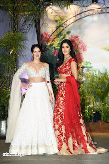 Katrina Kaif and her sister at Sonam Kapoor Wedding Stunning Beautiful Divas ~  Exclusive