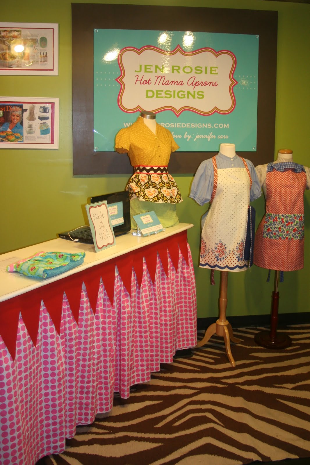 Hot Mama Aprons Dallas Market January 2012