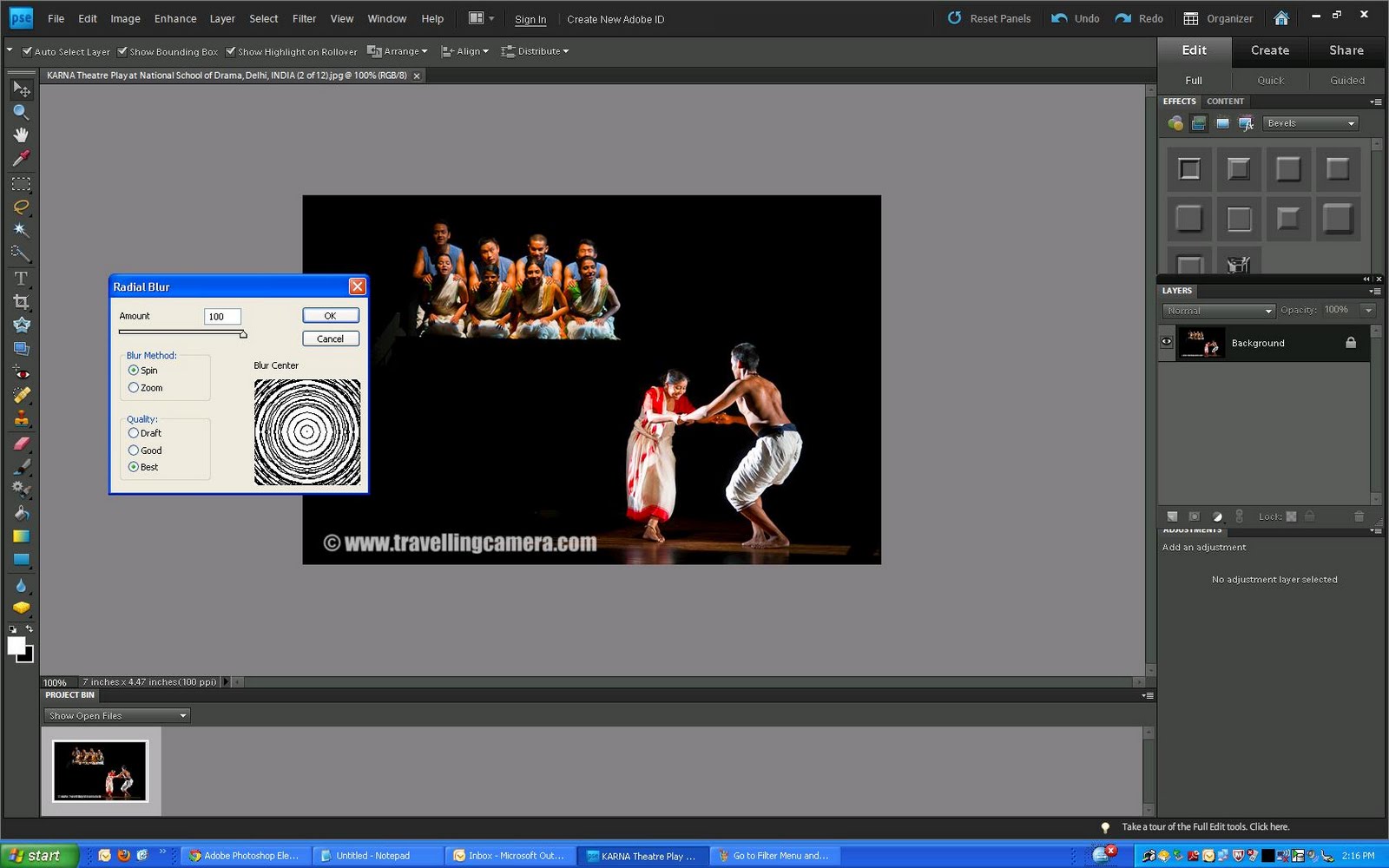 How to create wonderful color patterns by using various filters in
