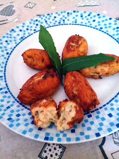 frittelle di ricotta e verdure e il canto navajo