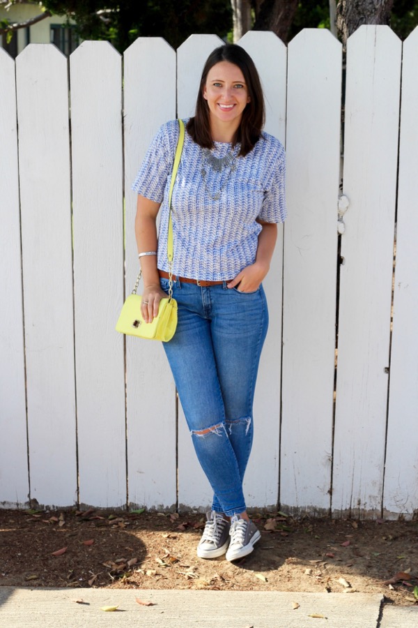ripped jeans with converse