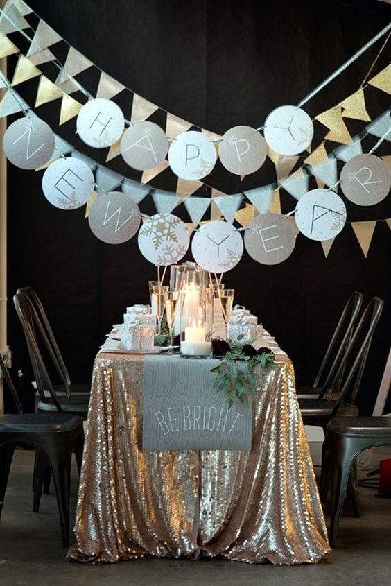 20 New Year Eve Party Decorations Ideas Easy Diy