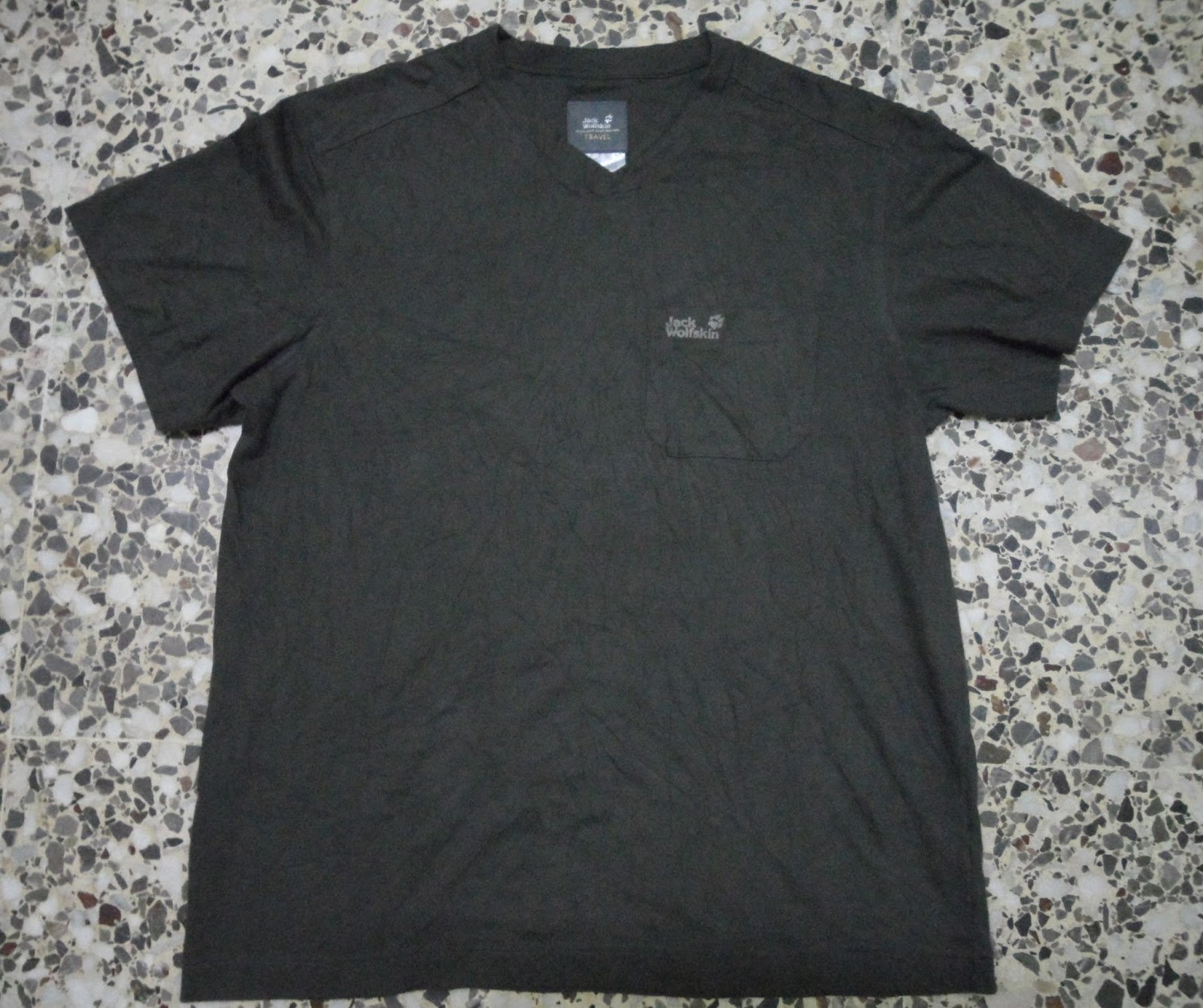 mens jack wolfskin tshirt