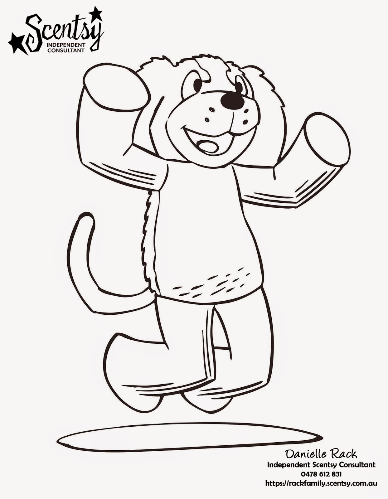 Scentsy Buddy Coloring Pages