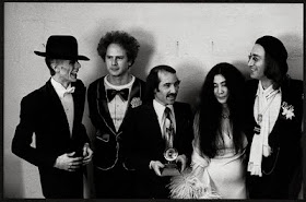 David Bowie, Art Garfunkel, Paul Simon, Yoko Ono e John Lennon